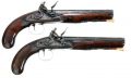 PAIR OF EARLY 19TH CENTURY FLINTLOCK DUELLING PISTOLS SIGNED RICHARDS