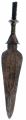 19TH CENTRY AFRICAN CONGO KNIFE. SAKA TRIBE
